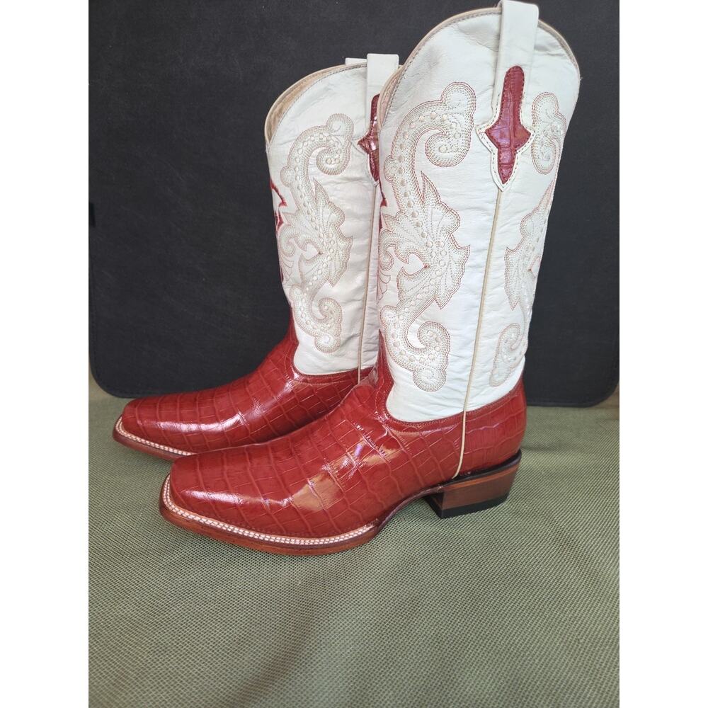 Boots Ferrini Italia D-Toe US Size 8D Made in Italy Western Style
